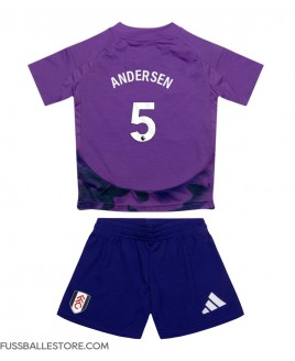 Günstige Fulham Joachim Andersen #5 3rd trikot Kinder 2024-25 Kurzarm (+ Kurze Hosen)